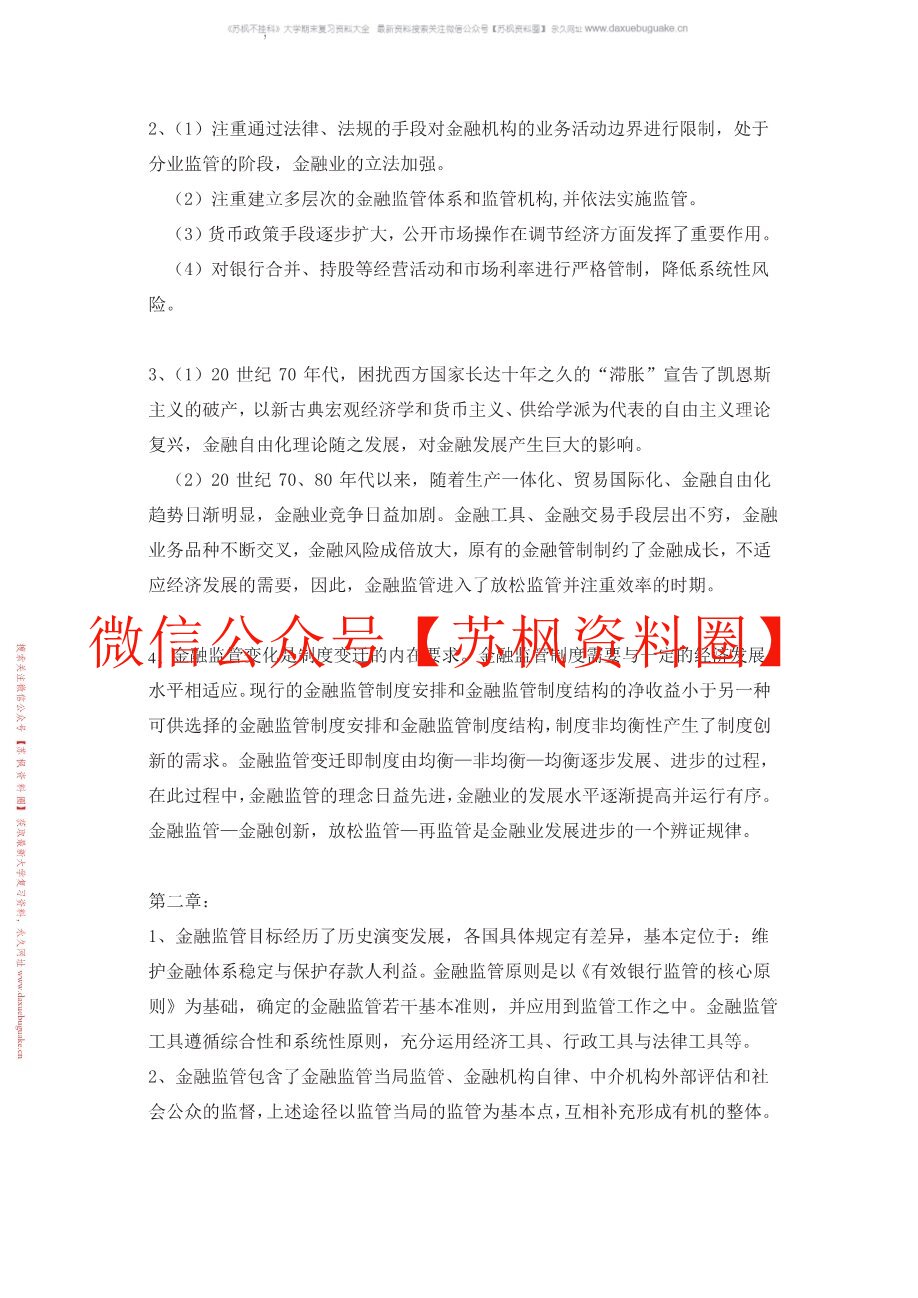金融监管学